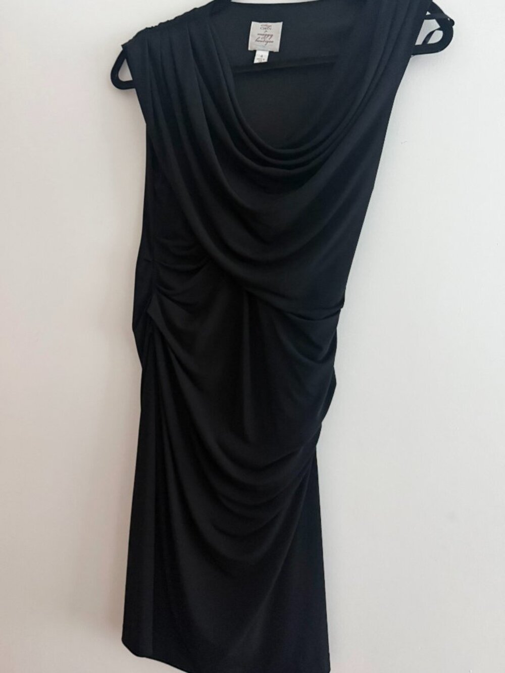 Suzi Chin for Maggy Boutique bodycon dress size 4 black